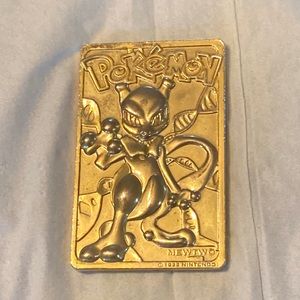 Gold plated Pokémon card